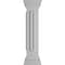 Ekena Millwork 8"W x 40"H End Newel Post with Panel, Flat Capital & Base Trim (Installation kit included) NWL08X40EPF0B0 - alternate 7